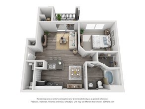 Unit M-205 M-205 floor plan